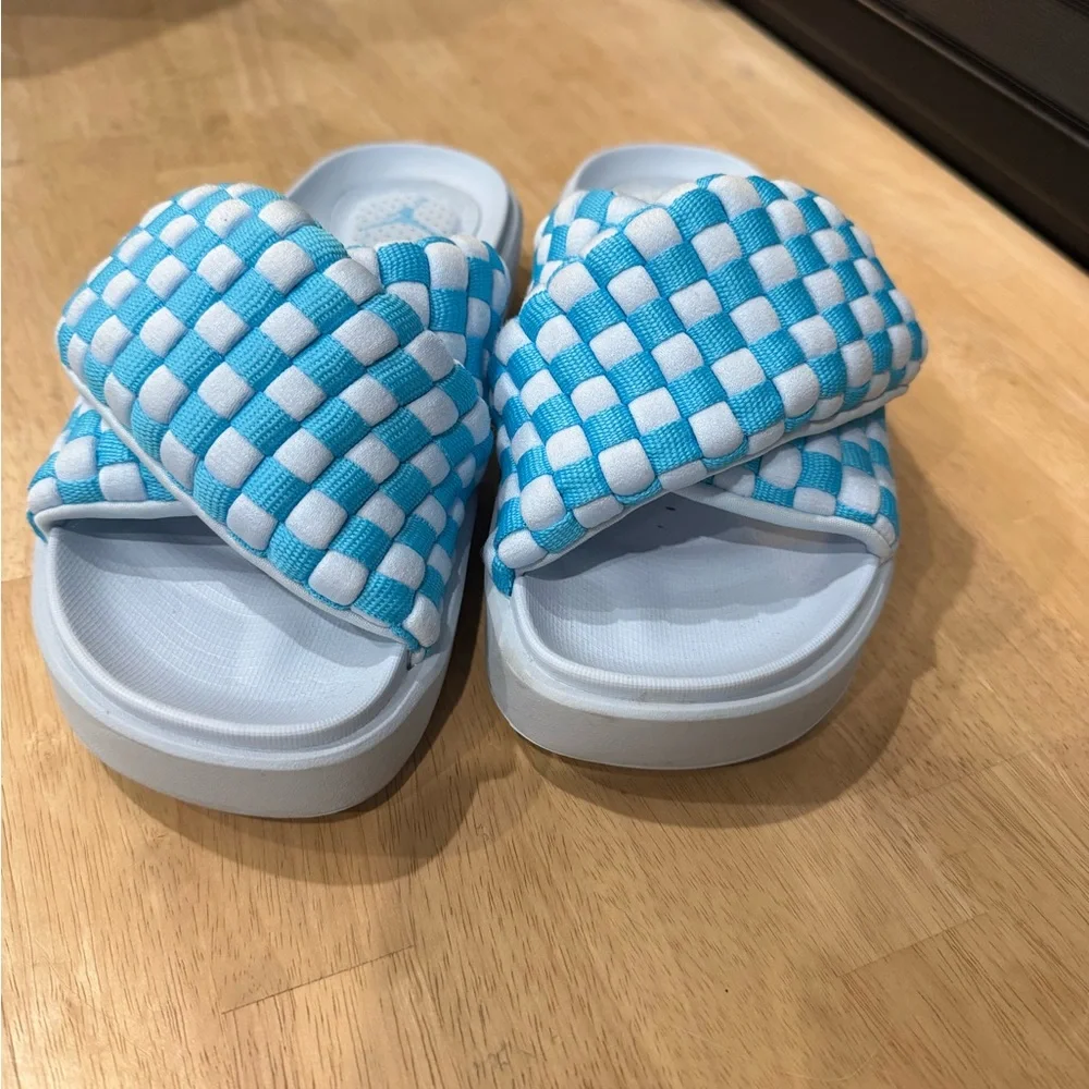 JORDAN Sophia Slide Baltic Blue sandals 8